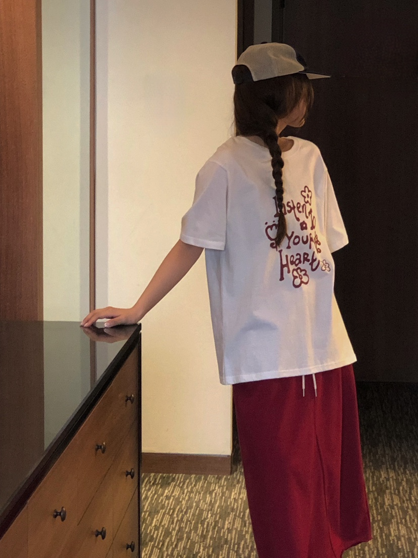 ONDO-P韓國代購女裝新品時尚職業推薦休閑熱賣26春夏T恤花朵ONDO-PT恤