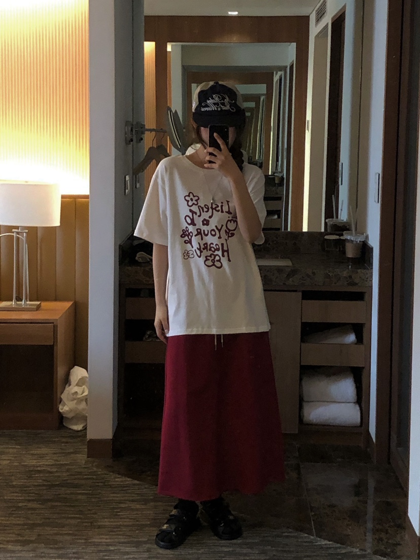 ONDO-P韓國代購女裝新品時尚職業推薦休閑熱賣26春夏T恤花朵ONDO-PT恤