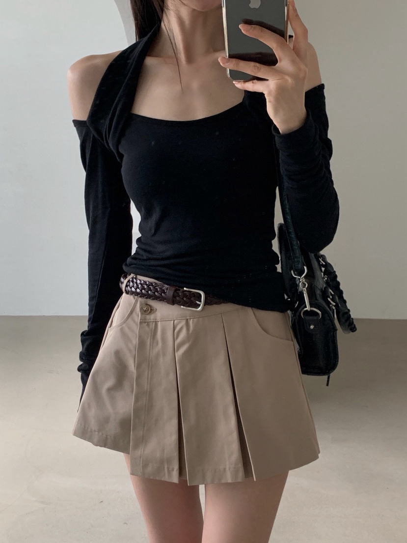 VERANDA韓國直郵女裝新款職業推薦人氣時尚26春夏長袖T恤VERANDA長袖T恤