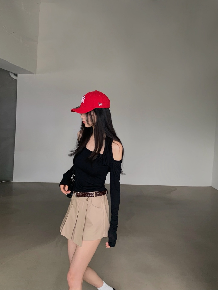 VERANDA韓國直郵女裝新款職業推薦人氣時尚26春夏長袖T恤VERANDA長袖T恤