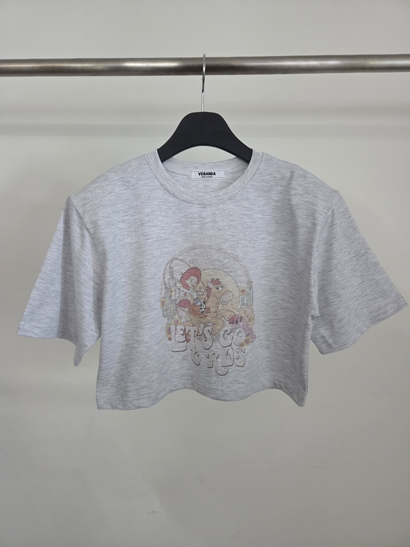 VERANDA東大門直郵女裝新款熱賣真品時尚人氣職業休閑T恤VERANDAT恤圖色2