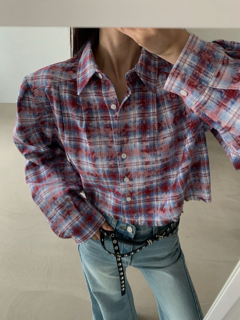 VERANDA韓國代購女裝新品26春夏休閑熱賣職業人氣襯衫蕾絲衫VERANDA襯衫/蕾絲衫