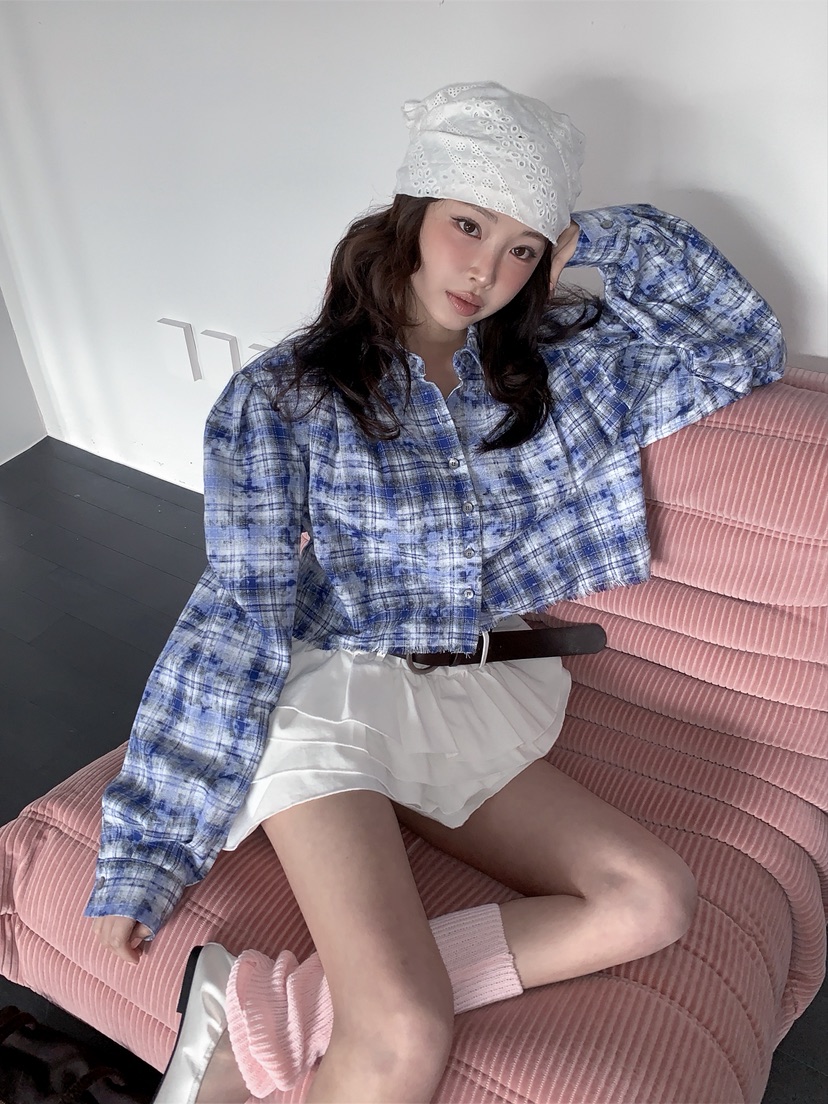 VERANDA韓國代購女裝新品26春夏休閑熱賣職業人氣襯衫蕾絲衫VERANDA襯衫/蕾絲衫