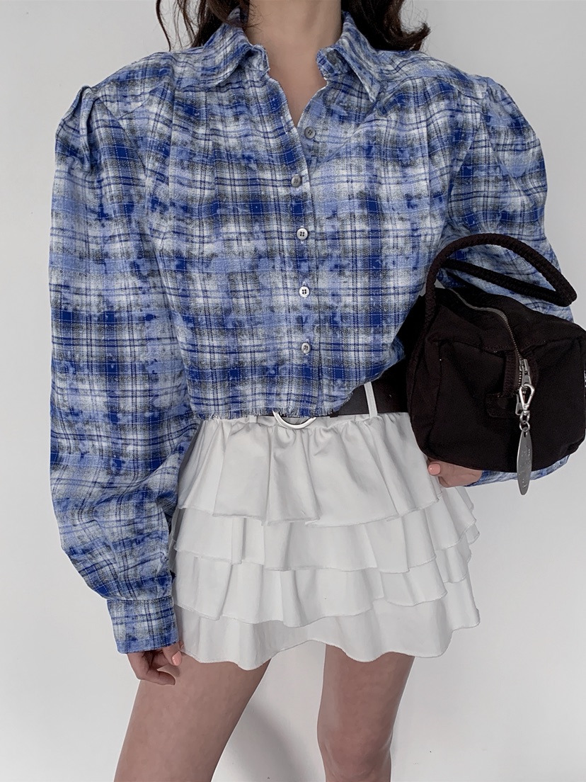 VERANDA韓國代購女裝新品26春夏休閑熱賣職業人氣襯衫蕾絲衫VERANDA襯衫/蕾絲衫