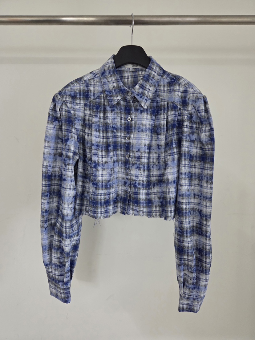 VERANDA韓國代購女裝新品26春夏休閑熱賣職業人氣襯衫蕾絲衫VERANDA襯衫/蕾絲衫圖色3