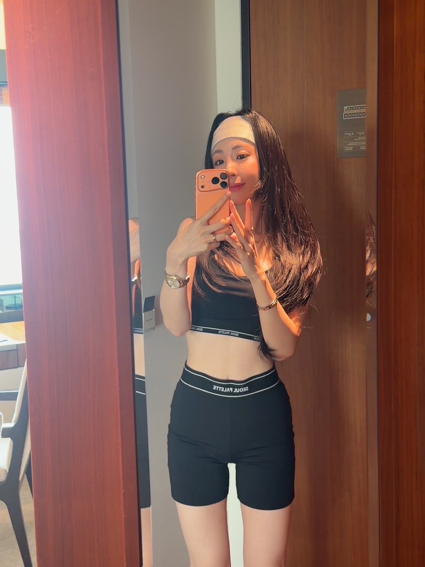 PALETTE-Q韓國直郵女士新款推薦26春夏打底褲鯊魚褲緊身褲PALETTE-Q打底褲/鯊魚褲