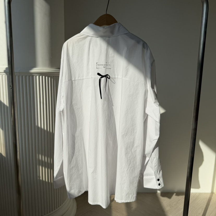 PALETTE-Q韓國代購女裝新品26春夏真品休閑時尚襯衫蕾絲衫PALETTE-Q襯衫/蕾絲衫