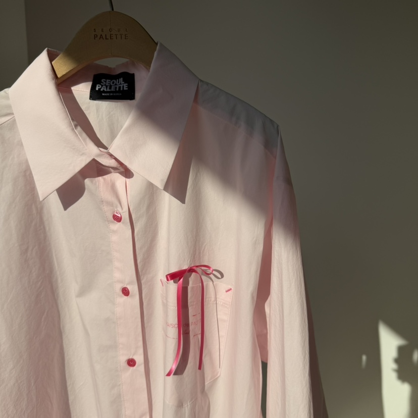 PALETTE-Q韓國代購女裝新品26春夏真品休閑時尚襯衫蕾絲衫PALETTE-Q襯衫/蕾絲衫