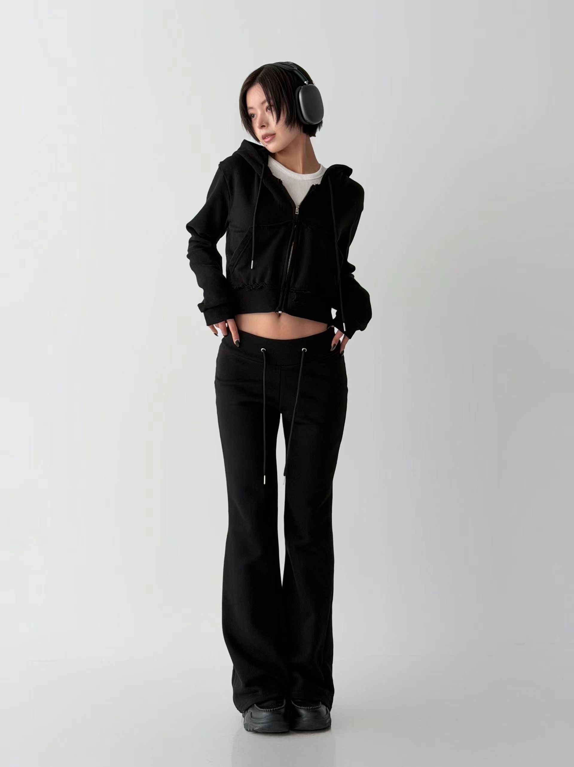 BUSTLING東大門實拍女裝新品26春夏人氣熱賣推薦休閑休閑褲BUSTLING休閑褲圖色2