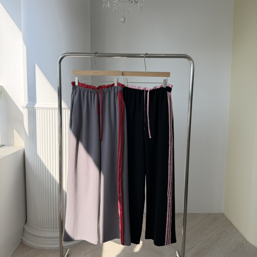 PALETTE-Q東大門代購女士新款職業休閑人氣休閑褲闊腿褲PALETTE-Q休閑褲