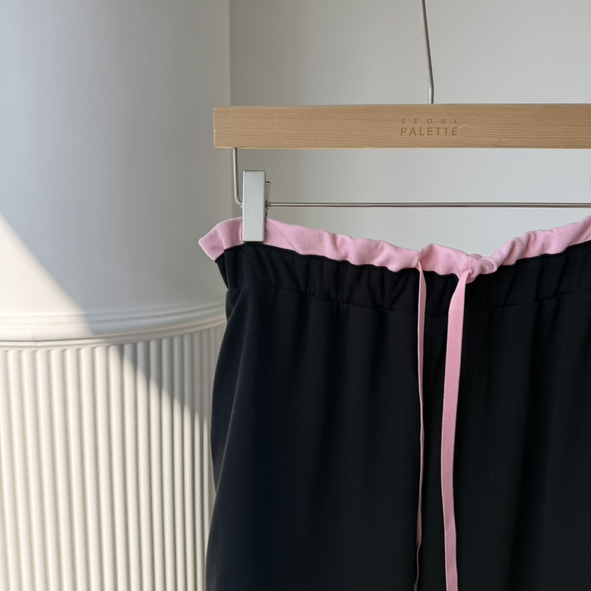 PALETTE-Q東大門代購女士新款職業休閑人氣休閑褲闊腿褲PALETTE-Q休閑褲