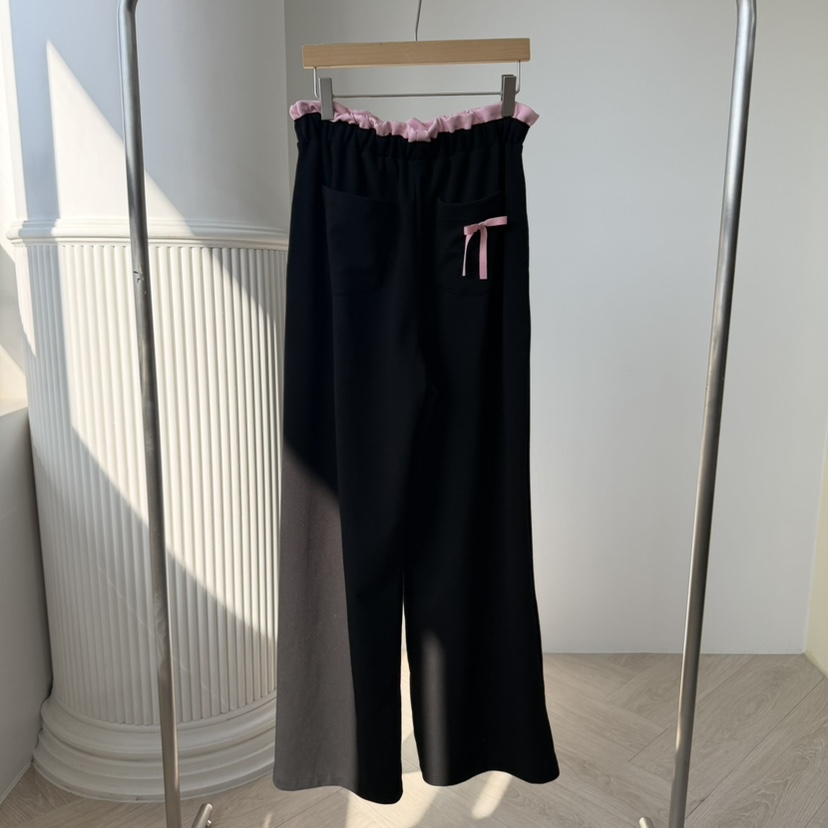 PALETTE-Q東大門代購女士新款職業休閑人氣休閑褲闊腿褲PALETTE-Q休閑褲