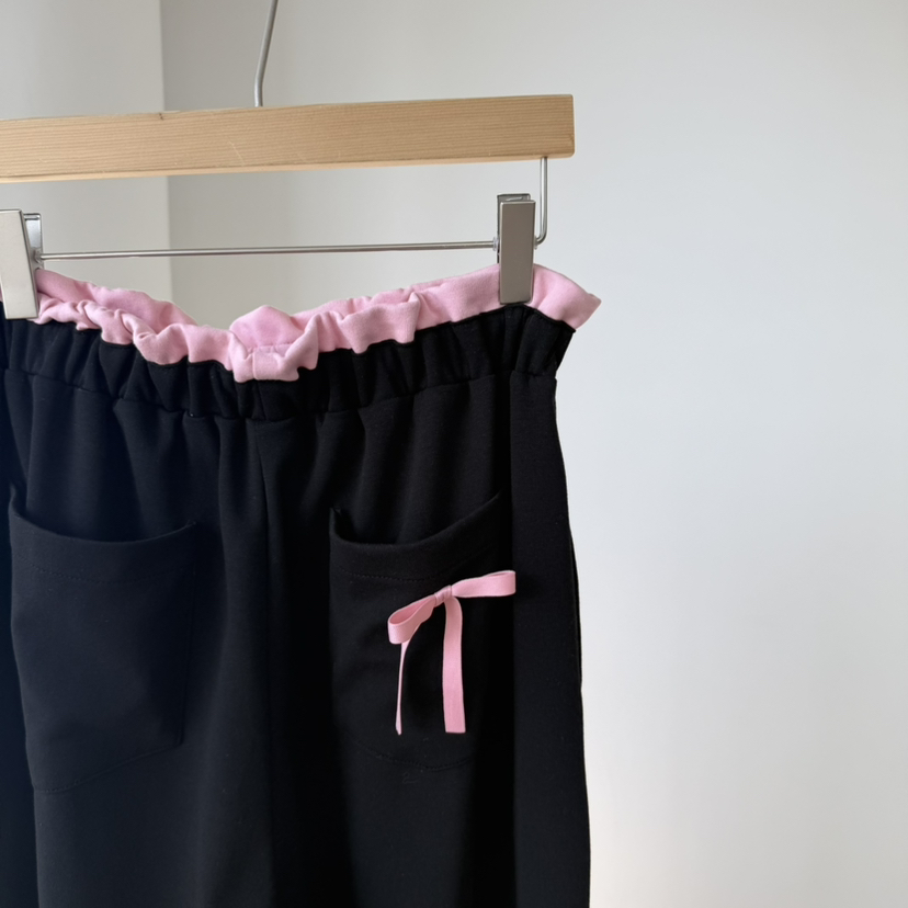 PALETTE-Q東大門代購女士新款職業休閑人氣休閑褲闊腿褲PALETTE-Q休閑褲