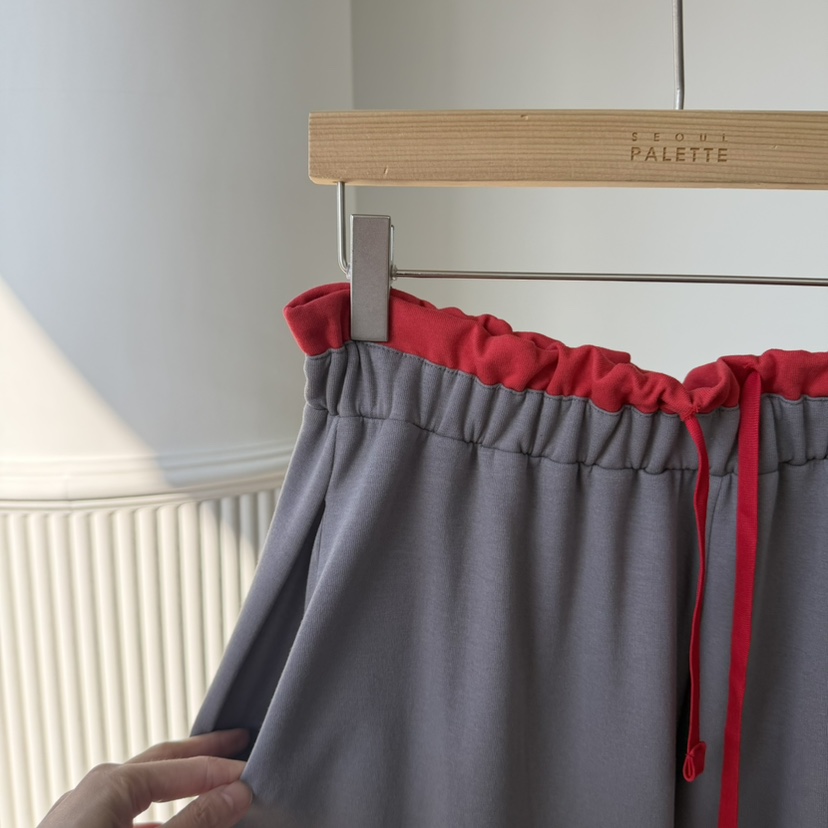 PALETTE-Q東大門代購女士新款職業休閑人氣休閑褲闊腿褲PALETTE-Q休閑褲