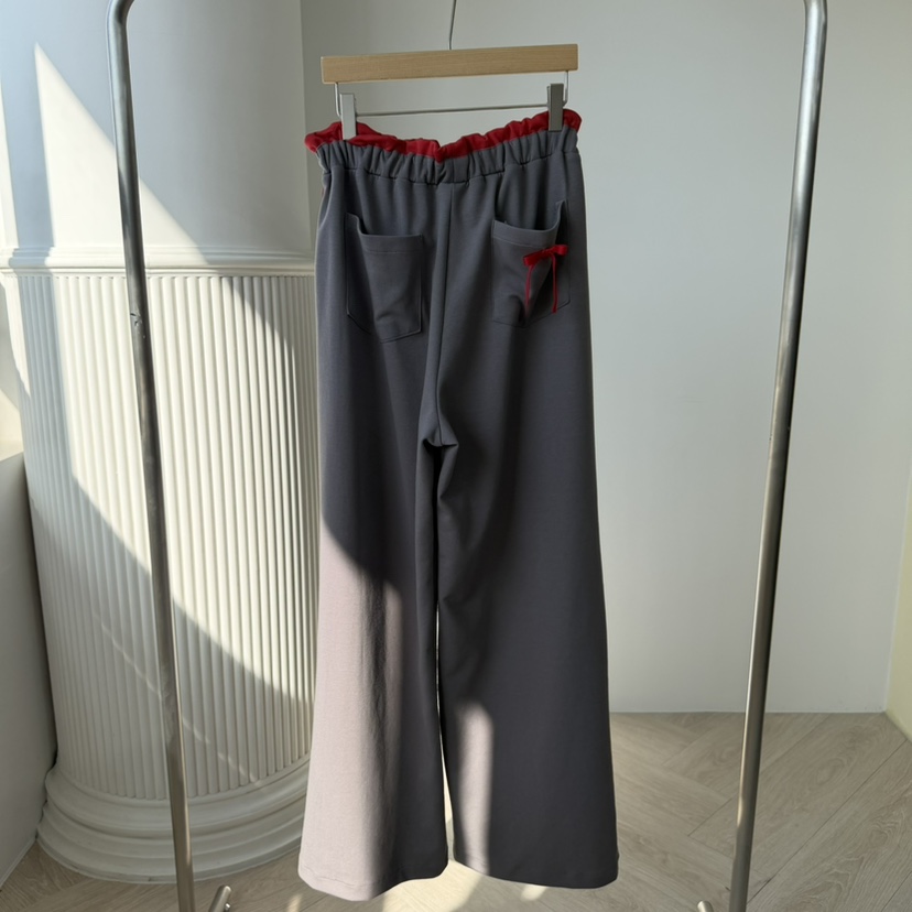 PALETTE-Q東大門代購女士新款職業休閑人氣休閑褲闊腿褲PALETTE-Q休閑褲