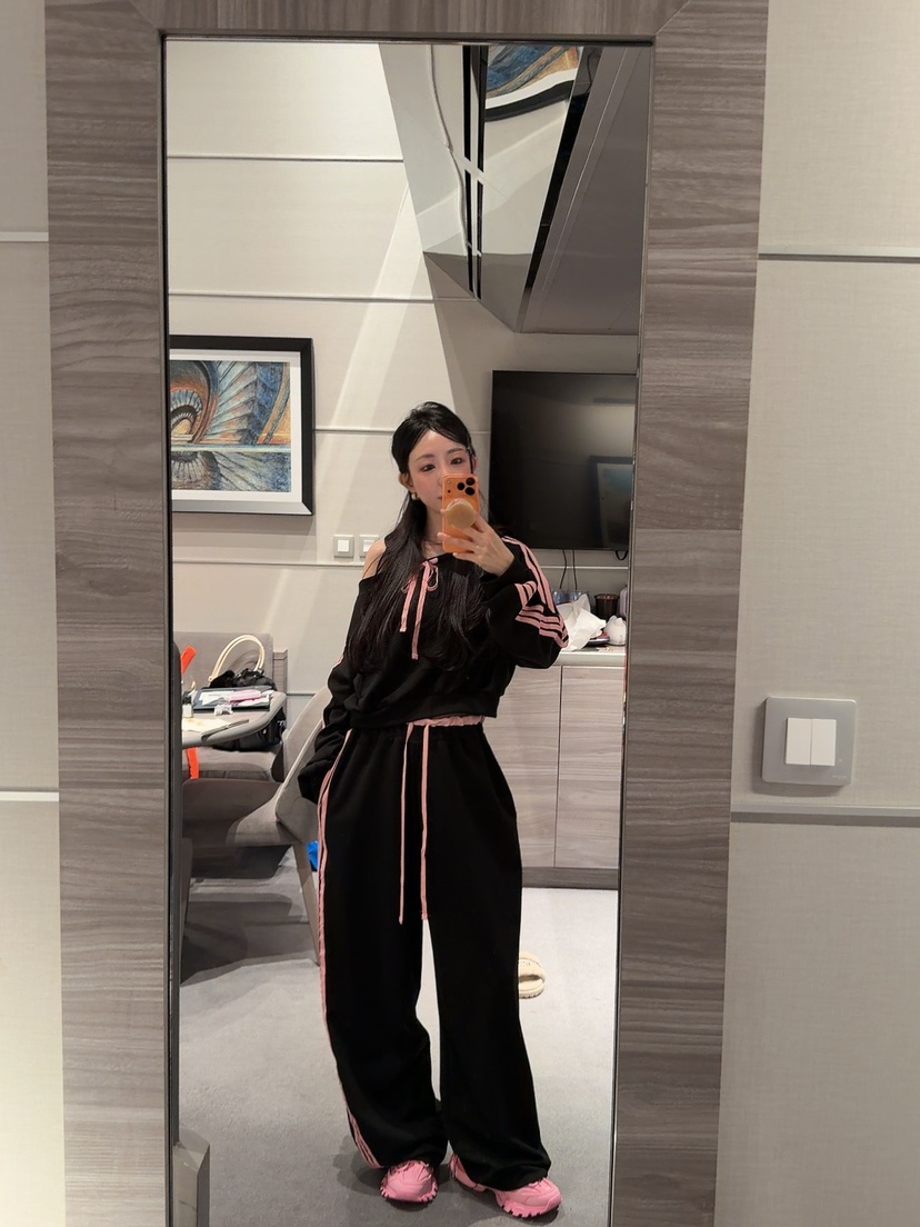 PALETTE-Q東大門代購女士新款職業休閑人氣休閑褲闊腿褲PALETTE-Q休閑褲