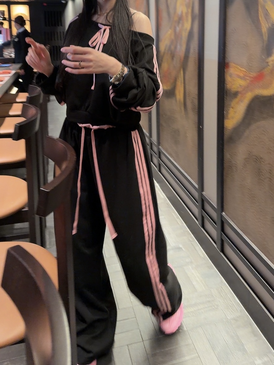 PALETTE-Q東大門代購女士新款職業休閑人氣休閑褲闊腿褲PALETTE-Q休閑褲