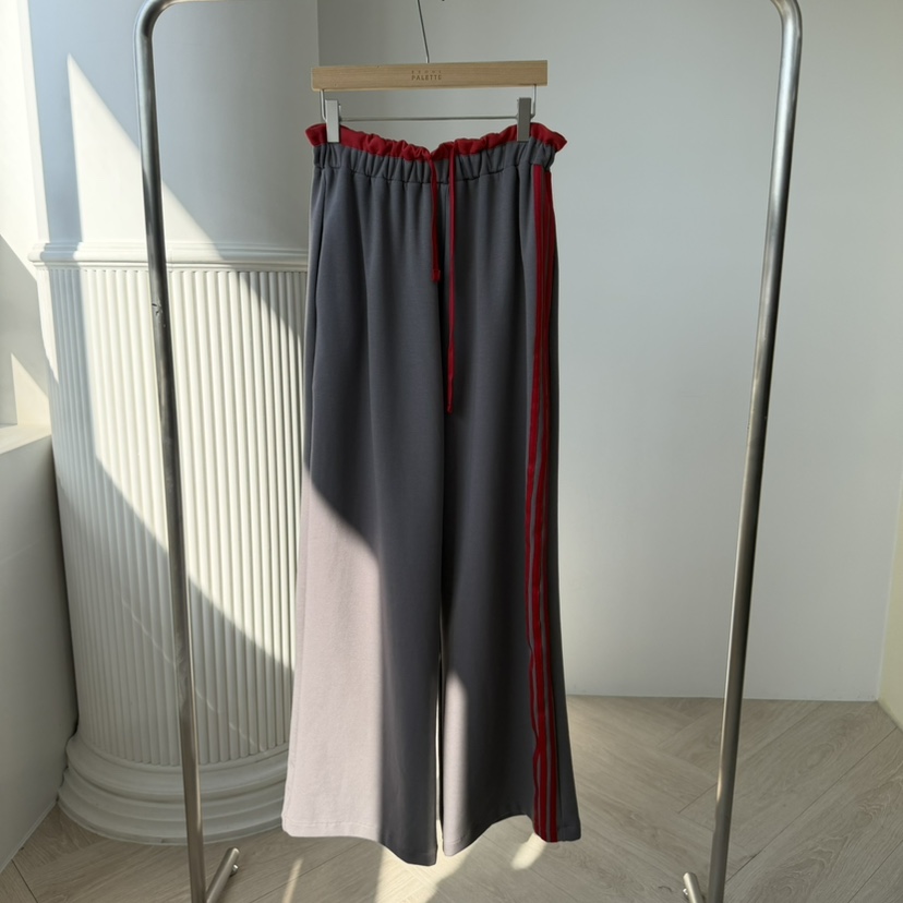 PALETTE-Q東大門代購女士新款職業休閑人氣休閑褲闊腿褲PALETTE-Q休閑褲圖色1