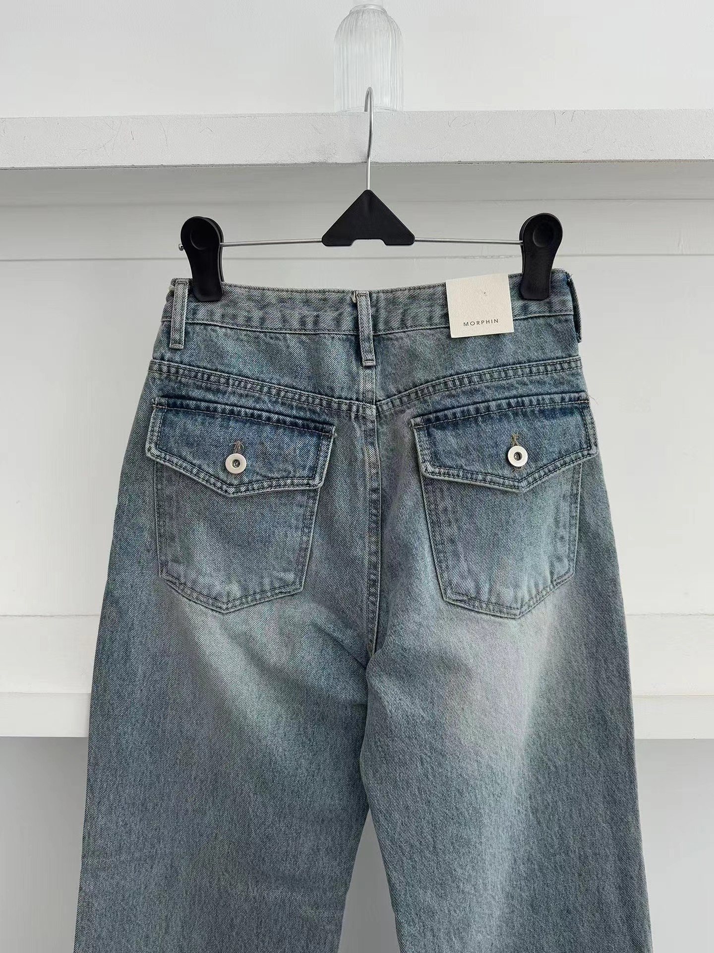 MORPHIN-모르핀-T韓國代購女士新款職業熱賣休閑牛仔褲MORPHIN-T牛仔褲