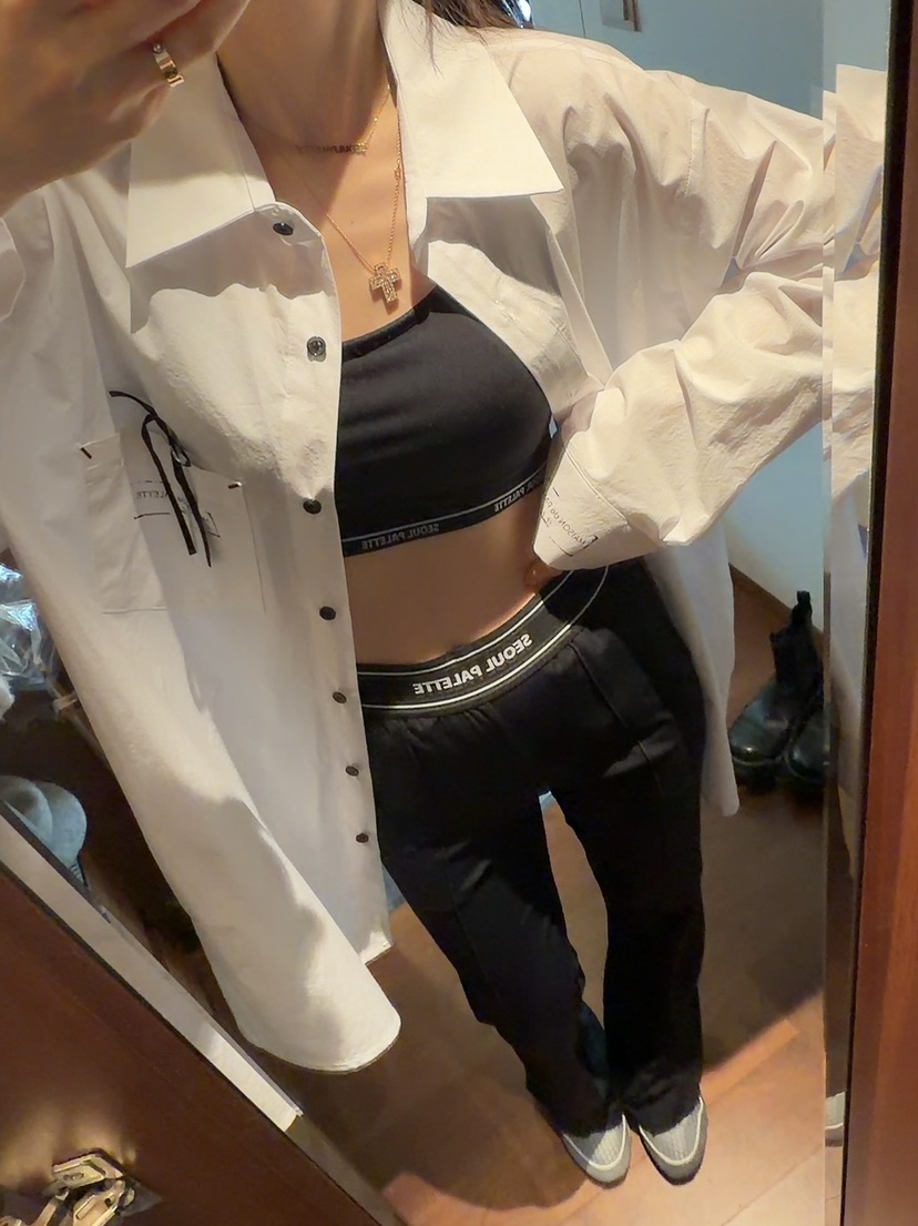 PALETTE-Q韓國直郵女裝新款26春夏時尚人氣真品休閑休閑褲PALETTE-Q休閑褲