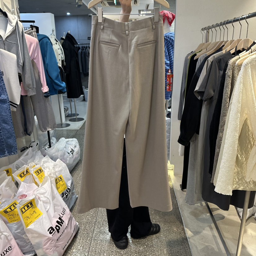 LIL韓國代購女士新品人氣真品職業時尚熱賣休閑休閑褲紐扣LIL休閑褲