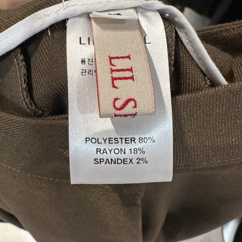 LIL韓國代購女士新品人氣真品職業時尚熱賣休閑休閑褲紐扣LIL休閑褲