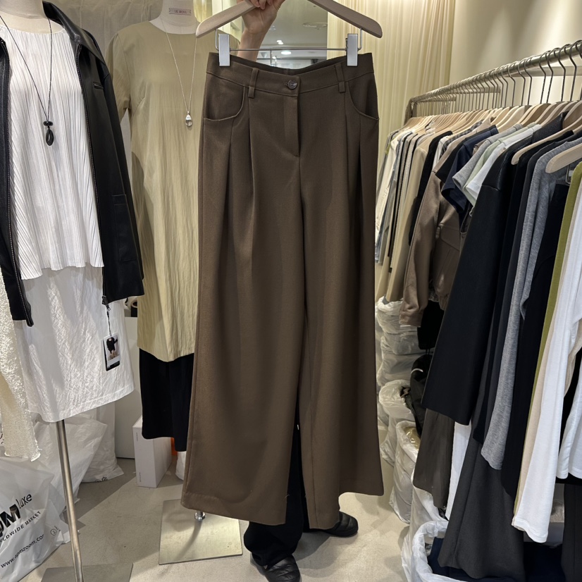 LIL韓國代購女士新品人氣真品職業時尚熱賣休閑休閑褲紐扣LIL休閑褲圖色2