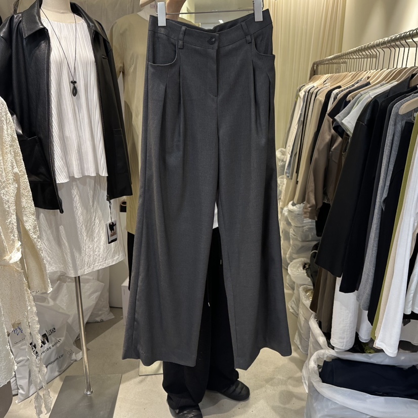 LIL韓國代購女士新品人氣真品職業時尚熱賣休閑休閑褲紐扣LIL休閑褲圖色3