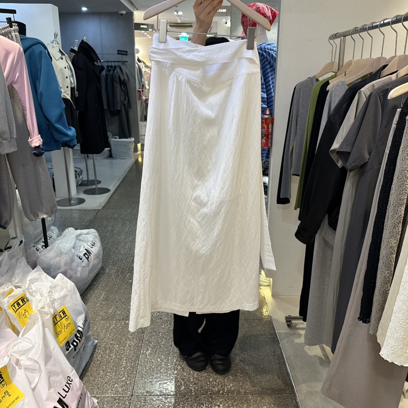 LIL韓國代購女裝新款真品熱賣推薦職業時尚休閑26春夏長裙LIL長裙