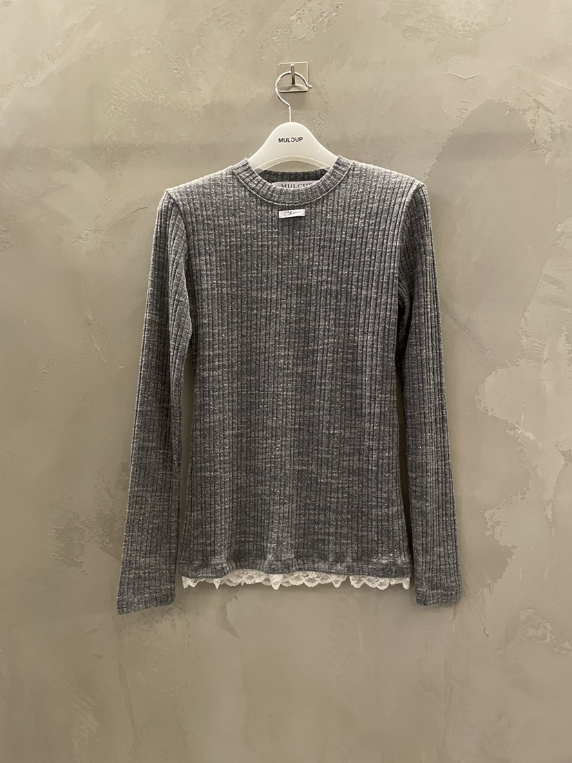 MULCUP韓國代購女裝新款26春夏休閑熱賣時尚人氣推薦長袖T恤MULCUP長袖T恤圖色2