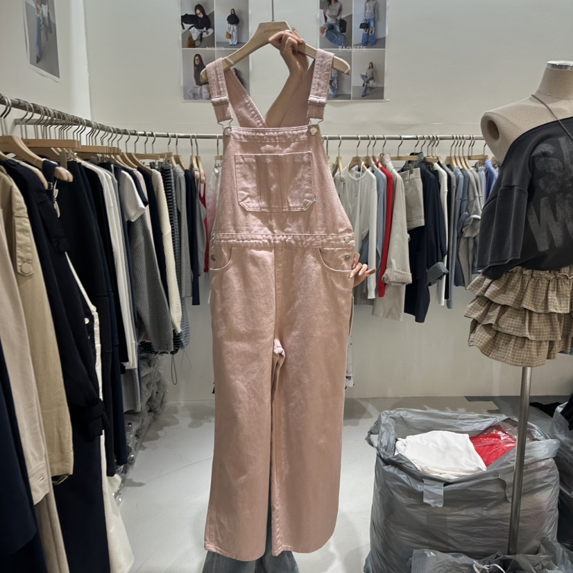 BAGUETTE-P韓國代購女裝新款推薦時尚職業熱賣人氣背帶褲棉BAGUETTE-P背帶褲圖色1