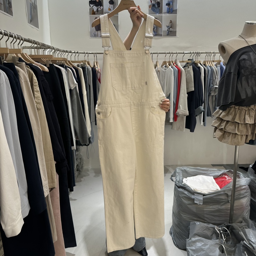 BAGUETTE-P韓國代購女裝新款推薦時尚職業熱賣人氣背帶褲棉BAGUETTE-P背帶褲圖色3