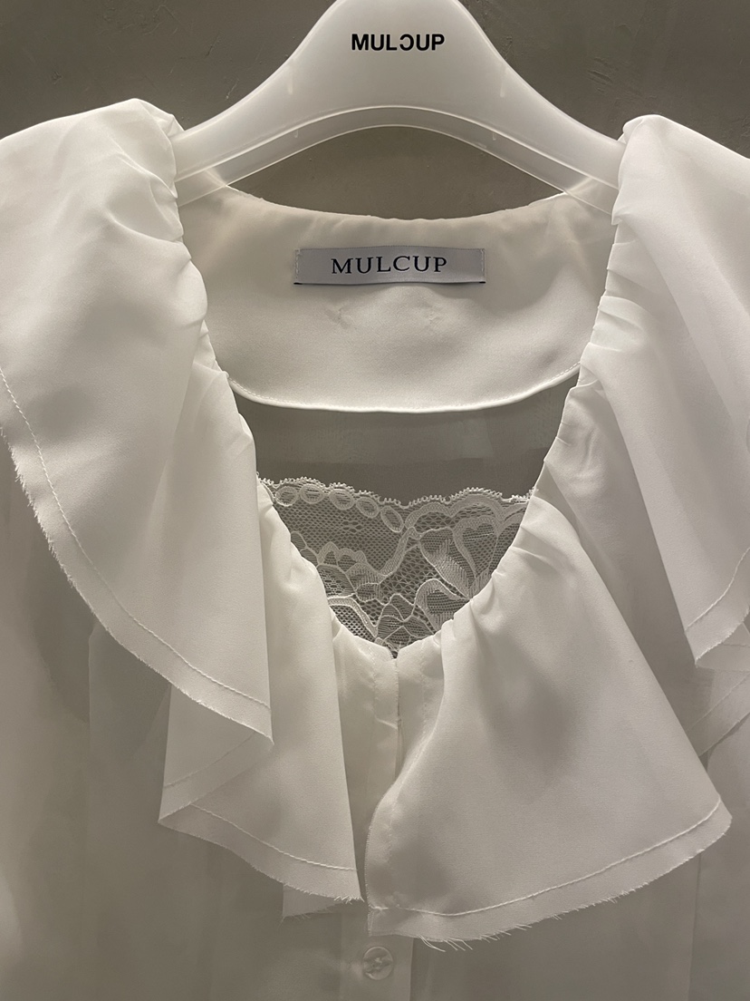MULCUP東大門直郵女士新品推薦休閑26春夏職業襯衫蕾絲衫MULCUP襯衫/蕾絲衫