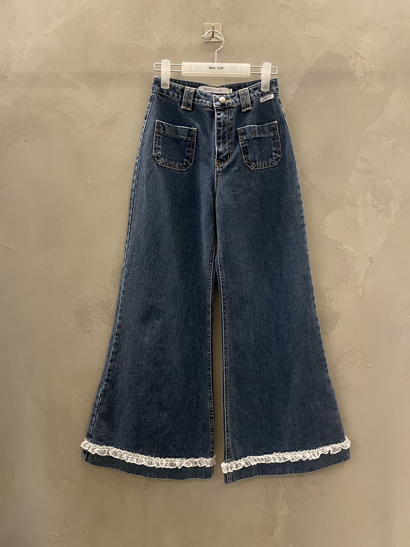 MULCUP東大門實拍女士新款休閑人氣26春夏時尚職業牛仔褲MULCUP牛仔褲圖色2