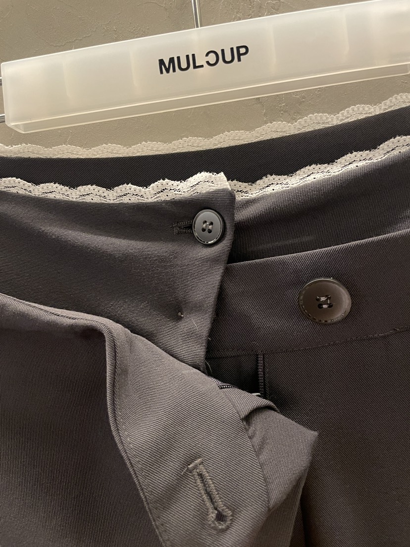 MULCUP韓國直郵女士新品熱賣職業真品26春夏時尚休閑褲寬松MULCUP休閑褲