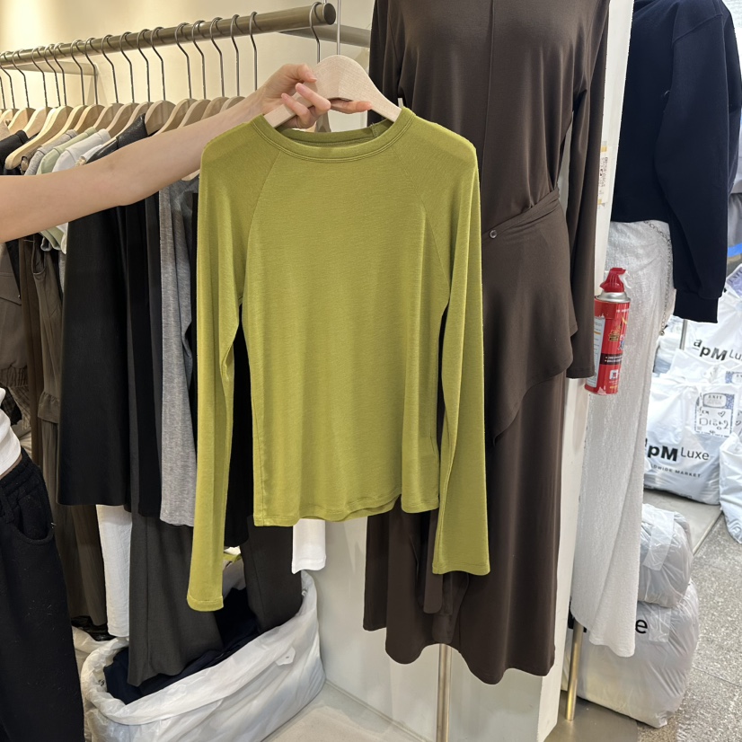 LIL東大門直郵女裝新款26春夏人氣職業真品推薦時尚長袖T恤LIL長袖T恤圖色3