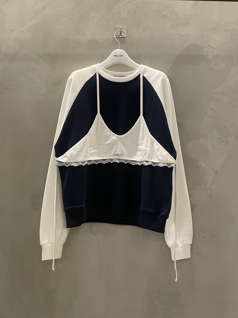 MULCUP東大門實拍女士新款時尚休閑熱賣職業推薦衛衣假兩件MULCUP衛衣圖色2