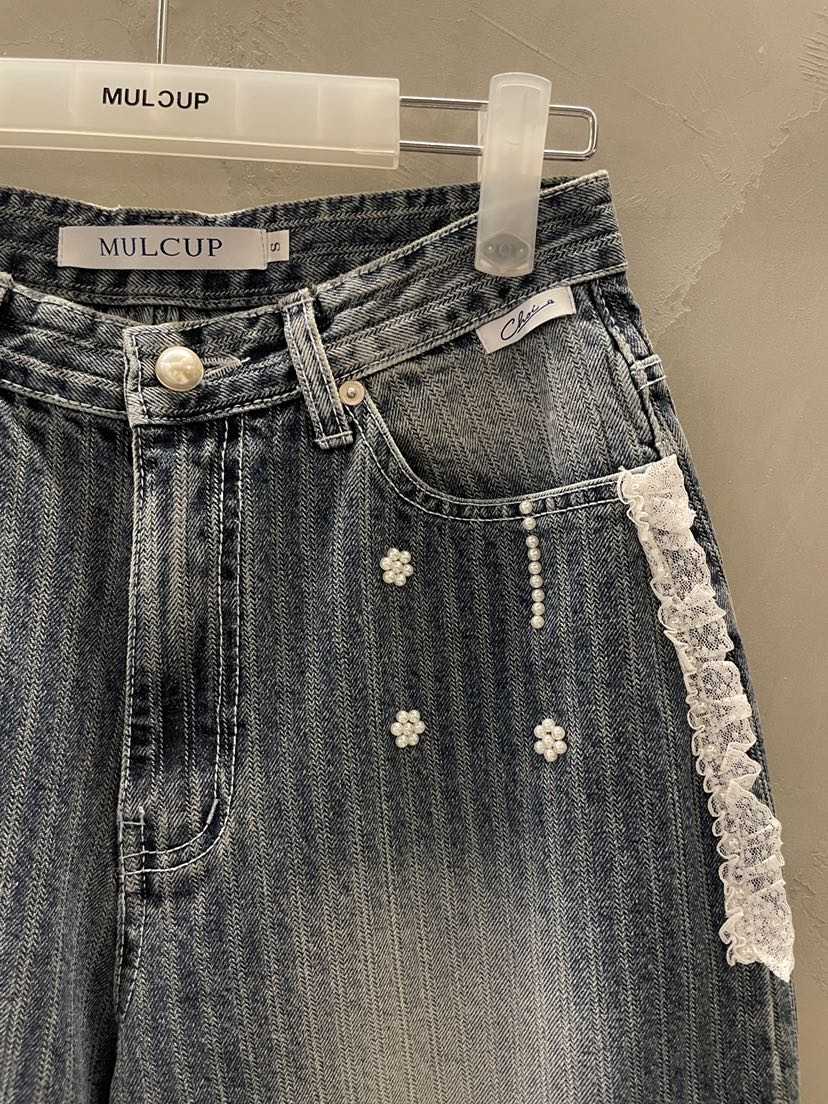 MULCUP東大門代購女裝新款26春夏熱賣職業真品推薦牛仔褲MULCUP牛仔褲