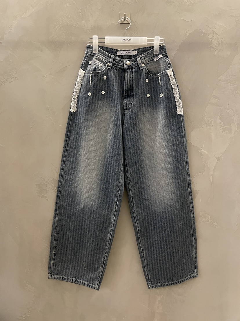 MULCUP東大門代購女裝新款26春夏熱賣職業真品推薦牛仔褲MULCUP牛仔褲圖色1