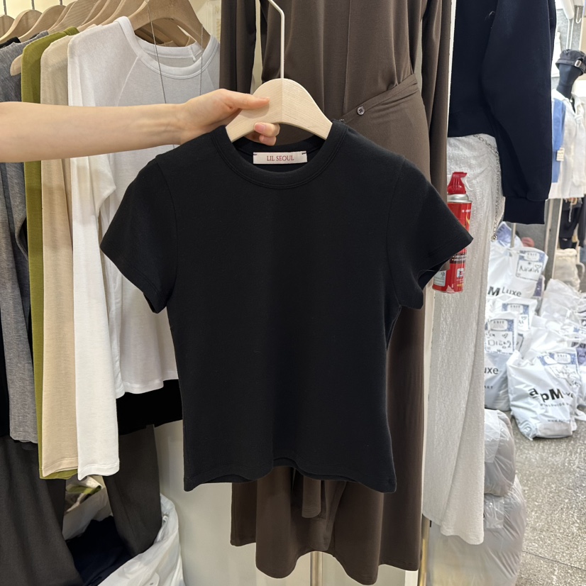 LIL東大門實拍女士新品職業推薦時尚26春夏休閑真品人氣T恤LILT恤圖色5