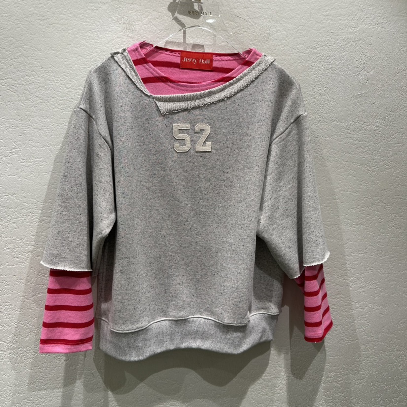 JERRY HALL-P東大門代購女士新款熱賣推薦真品衛衣假兩件JERRY HALL衛衣圖色2