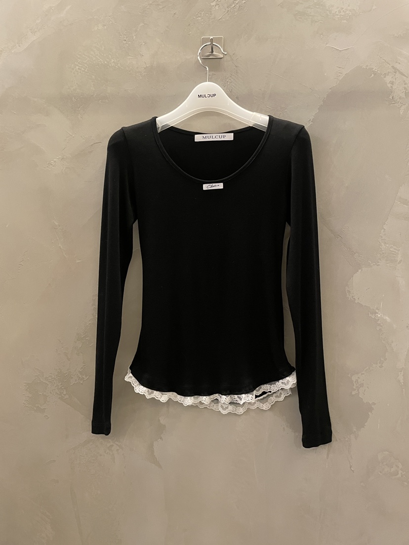 MULCUP韓國直郵女士新品推薦熱賣26春夏人氣時尚真品長袖T恤MULCUP長袖T恤圖色2