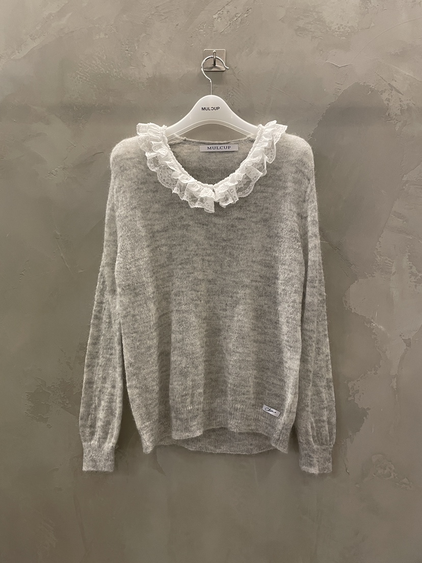 MULCUP韓國直郵女士新款26春夏熱賣人氣真品休閑職業針織衫MULCUP針織衫圖色1