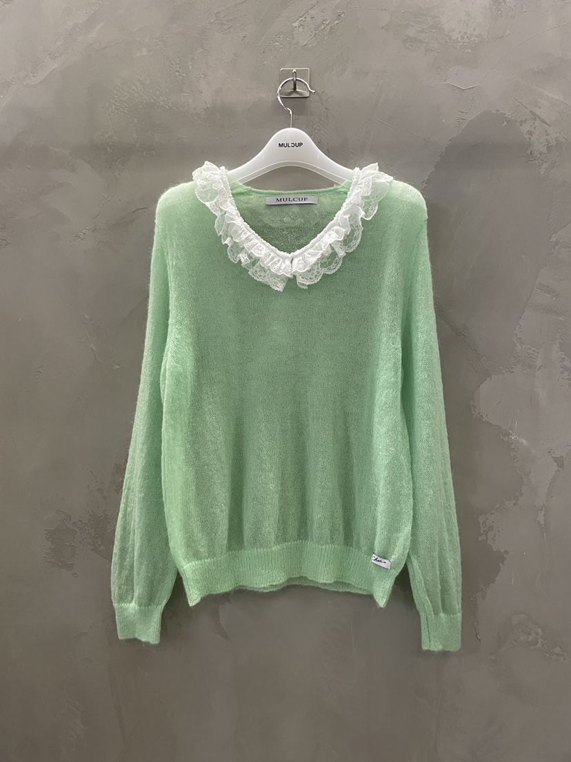 MULCUP韓國直郵女士新款26春夏熱賣人氣真品休閑職業針織衫MULCUP針織衫圖色2