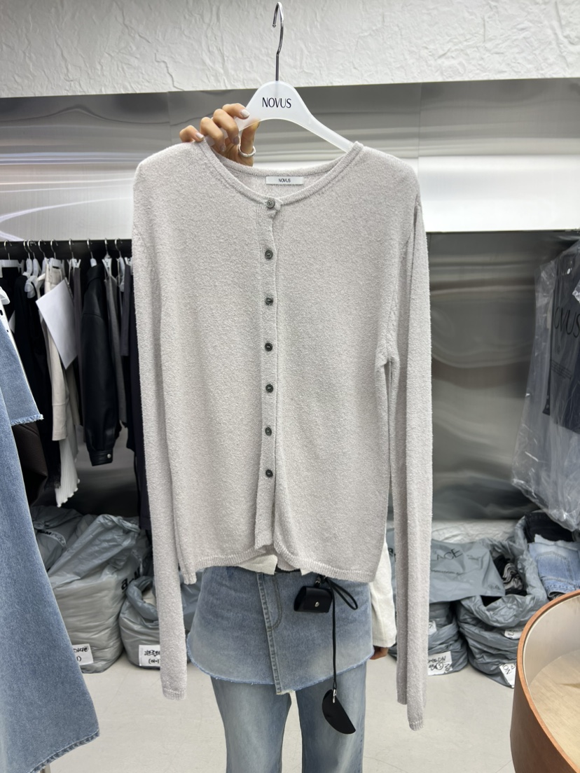 NOVUS東大門實拍女士新款熱賣真品時尚職業推薦針織衫開衫NOVUS針織衫圖色2
