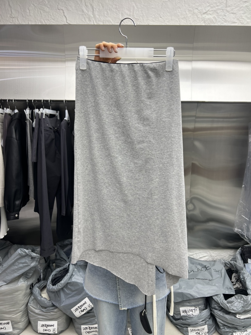 NOVUS韓國直郵女裝新款職業休閑26春夏時尚半身裙中短裙紐扣NOVUS半身裙/中短裙