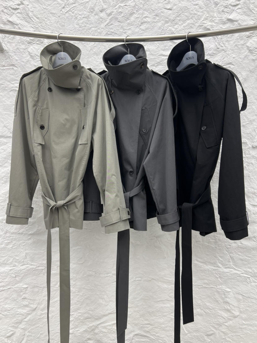 NOVUS東大門代購女士新款26春夏真品推薦熱賣職業夾克含腰帶NOVUS夾克