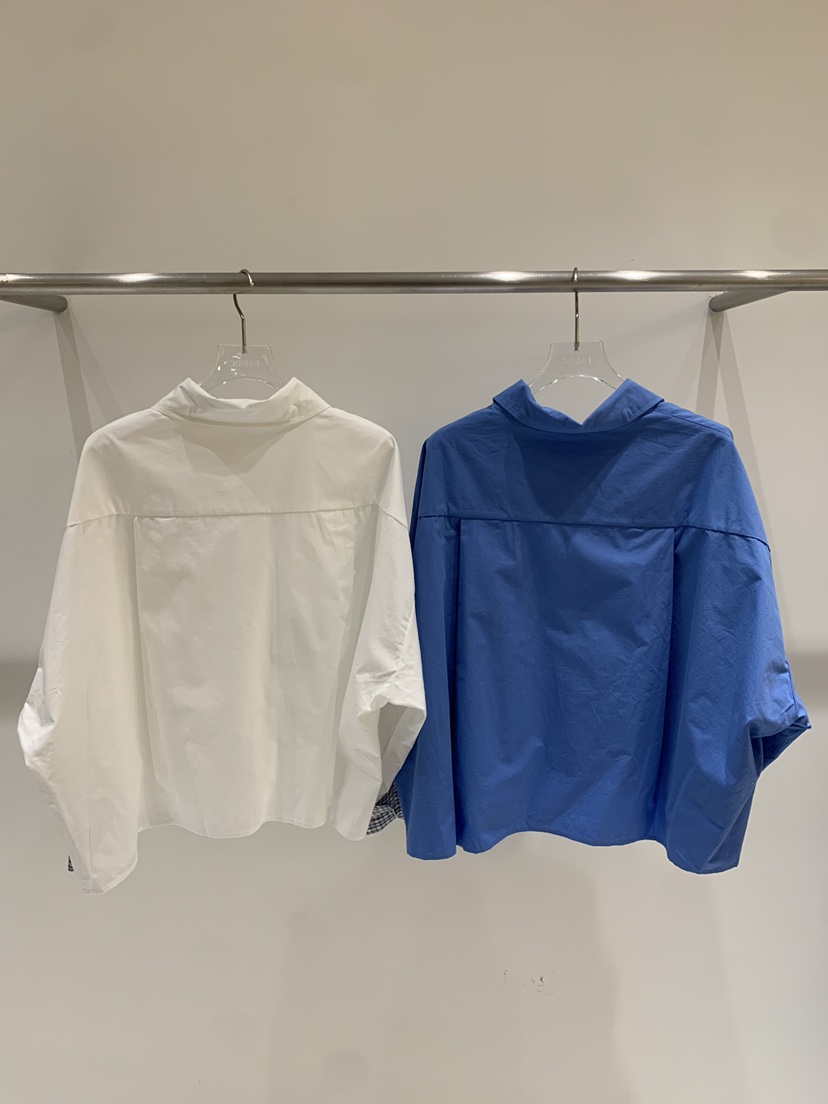 FABRIC韓國代購女裝新款26春夏推薦熱賣真品襯衫蕾絲衫格子FABRIC襯衫/蕾絲衫