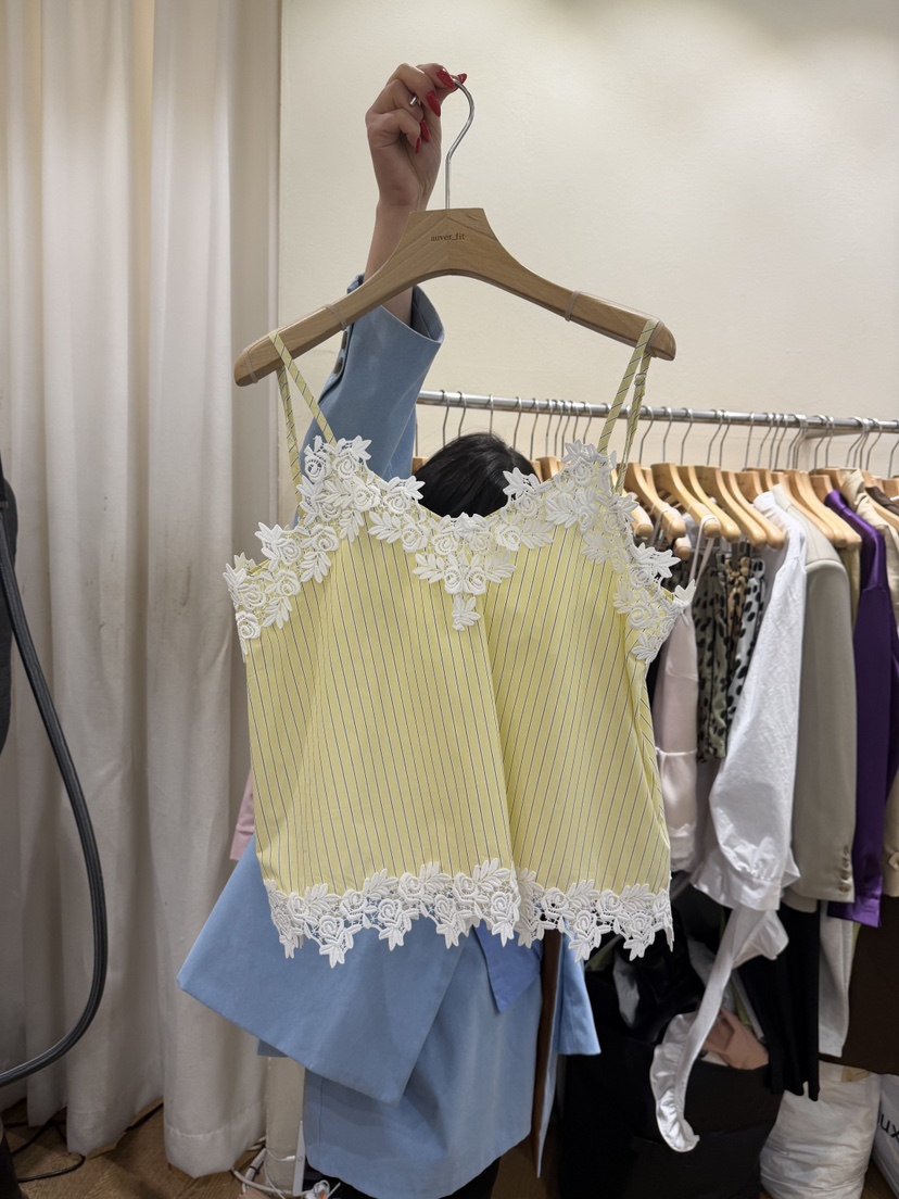 AUVERFIT東大門實拍女士新款推薦時尚人氣職業休閑吊帶背心AUVERFIT吊帶/背心圖色3