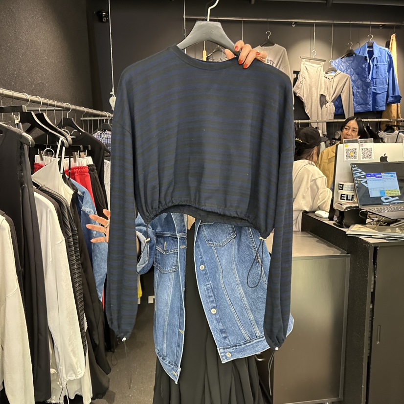 ELF-L韓國直郵女裝新品真品職業人氣推薦時尚熱賣長袖T恤PROJECT ELF/ELF-L長袖T恤圖色2